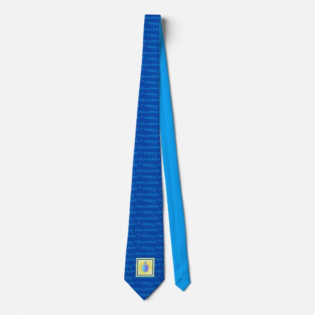 Dreidel, Dreidel, Dreidel! Hanukkah Tie (Front)