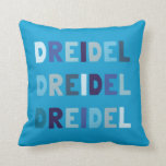 Dreidel Dreidel Dreidel Pillow<br><div class="desc">Cute typography for a cold,  blistery day! Stuffed pillow is sure to keep you nice and comfy.</div>