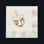 Dreidel ~ Hanukkah Celebration Napkins<br><div class="desc">The traditional Dreidel for your Hanukkah Celebration on a paper napkin that comes in two sizes and two styles</div>