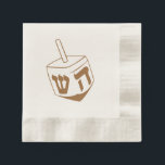 Dreidel ~ Hanukkah Celebration Napkins<br><div class="desc">The traditional Dreidel for your Hanukkah Celebration on a paper napkin that comes in two sizes and two styles</div>