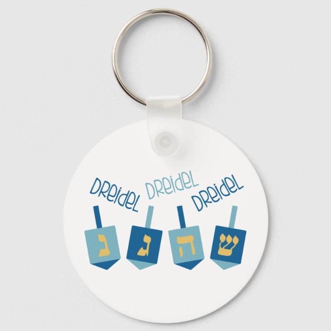 Dreidel Key Ring (Front)