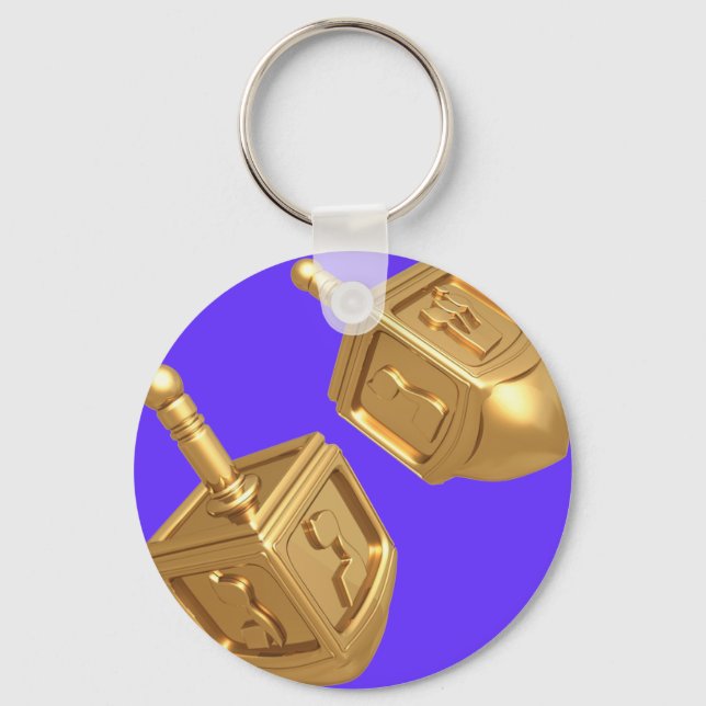 Dreidel Keychain (Front)