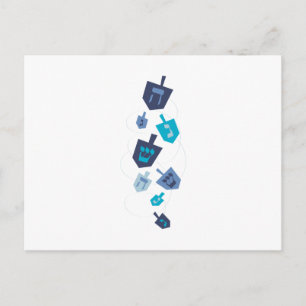 dreidel postcard