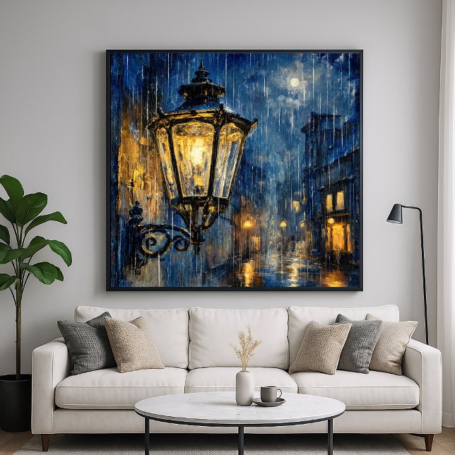 Drenched Lantern - Pastel Impressionistic Style Poster (Creator Uploaded)