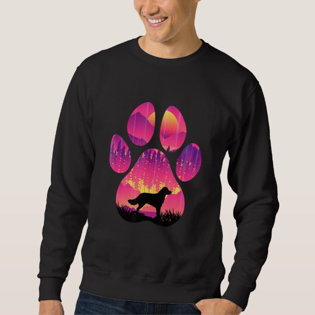 Drentsche Patrijshond Paw Mom Dad Dog  Women Men Sweatshirt (Front)