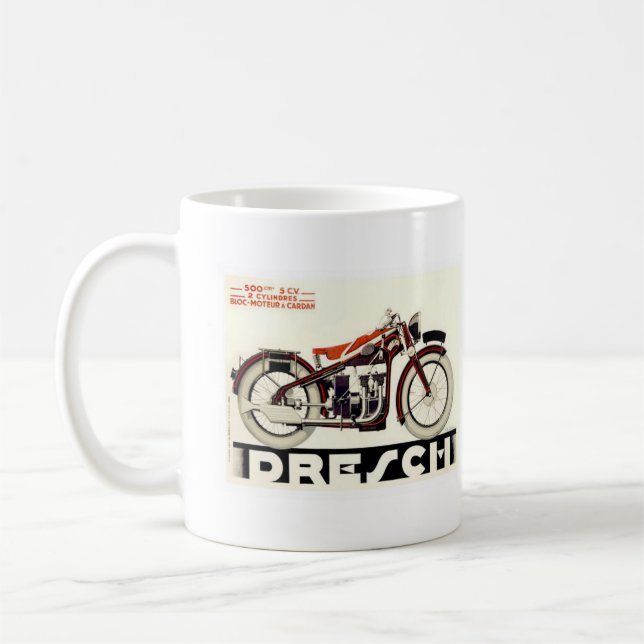 Dresch Motorcycle Coffee Mug (Left)