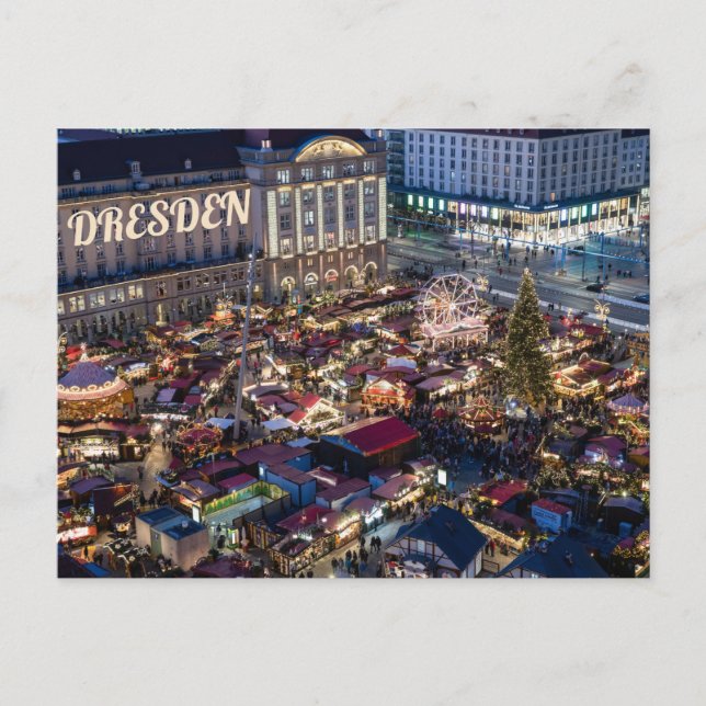 Dresden Christmas market Postcard (Front)