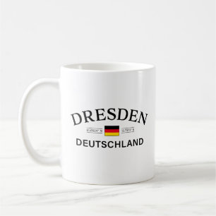 Dresden Deutschland Coordinates German Coffee Mug