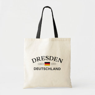 Dresden Deutschland Coordinates German Tote Bag