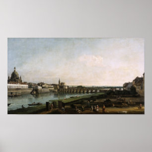 Dresden Elbufer Vedute – Canaletto – Bellotto Poster