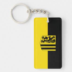 Dresden emblem Germany flag symbol coat arms Key Ring
