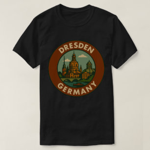 Dresden Germany City Art T-Shirt