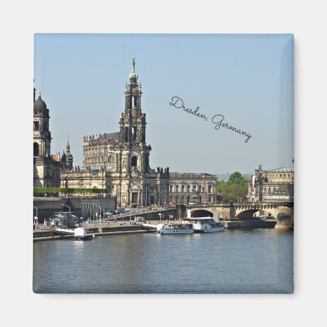 Dresden, Germany cityscape Magnet (Front)