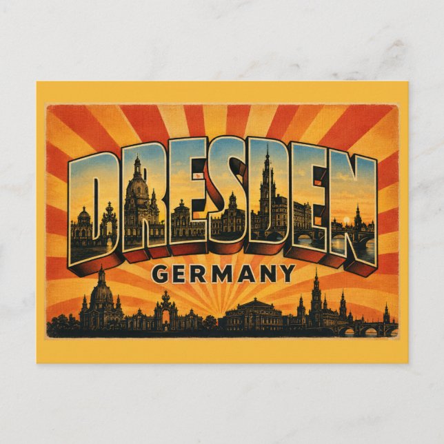 Dresden Germany Frauenkirche Postcard (Front)