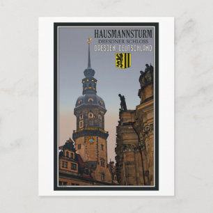 Dresden - Hausmannsturm Postcard