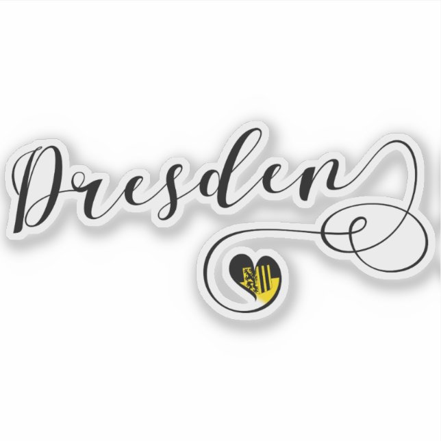 Dresden Heart Flag (Front)