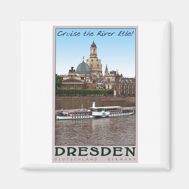 Dresden - On the Elbe Magnet (Front)
