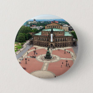 Dresden - Semper Oper 6 Cm Round Badge