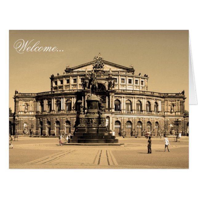 Dresden Semperopera at Theatre Square (Front Horizontal)