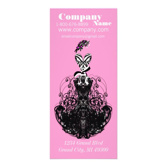 Dress Boutique Rack Card (Front)