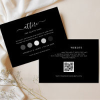 Dress Code Black Wedding Attire for Guest QR Code