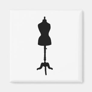 Dress Form Silhouette II Magnet
