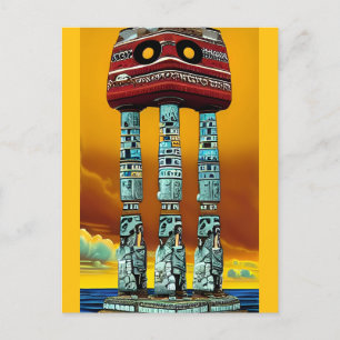 Dress It Up - Ken Gauge Surreal Art Postcard