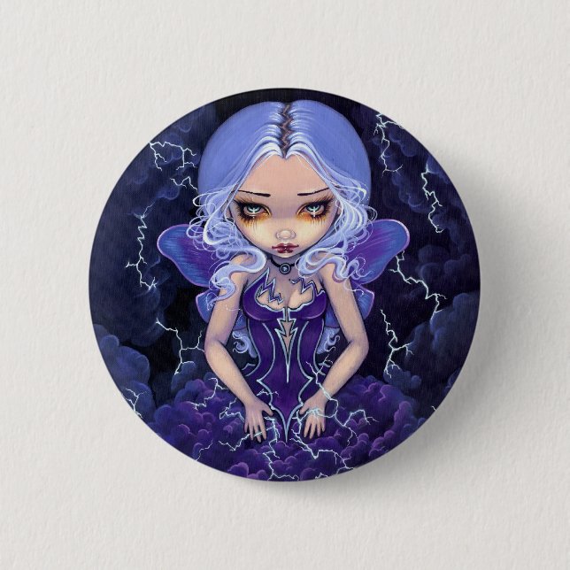 "Dress of Storms" Button (Front)