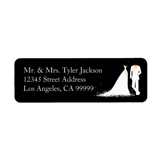 Dress & Tux - Return Address Label (Front)