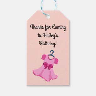 Dress Up Party Favour Tag
