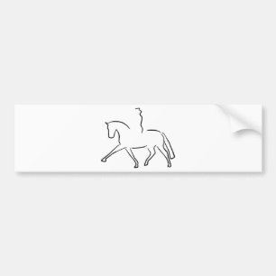 dressage bumper sticker