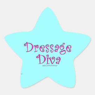Dressage Diva Star Sticker
