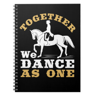 Dressage Equestrian Horse Riding Sport Notebook