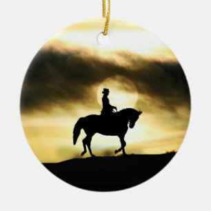 Dressage Holiday Ornament