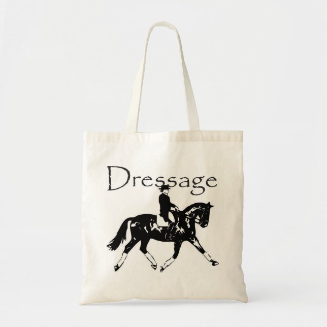 Dressage Horse and Rider Tote (Front)