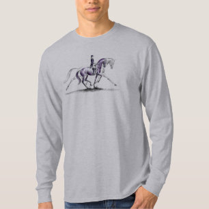 Dressage Horse in Trot Piaffe T-Shirt