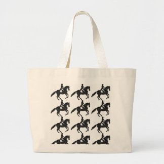 Dressage Jumbo Tote - Tile Mosaic Horse