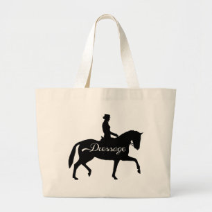 Dressage! Large Tote Bag