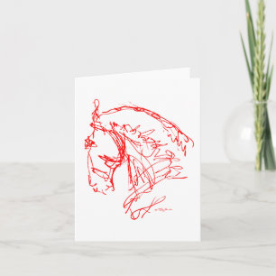 Dressage: Noble Nose Card - Red