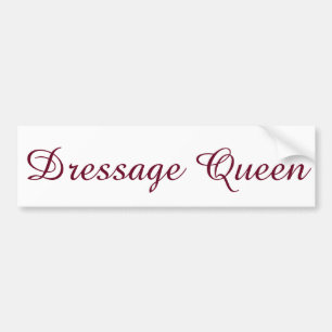 Dressage Queen Bumper Sticker