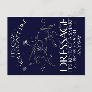 Dressage Rider  Horse | Lover gift Holiday Postcard