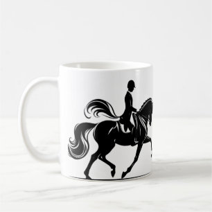 Dressage Riding Rider Horse Mug