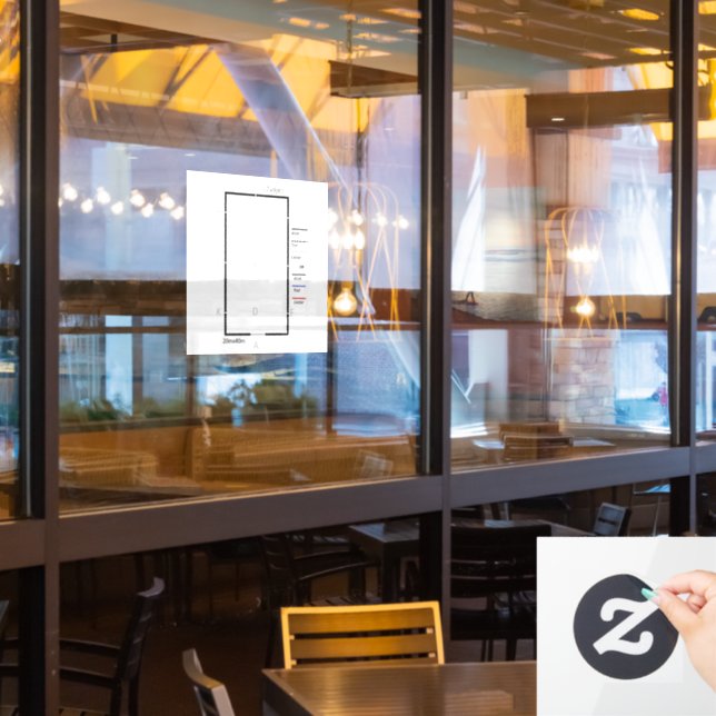Dressage ring for practice (Restaurant Window)