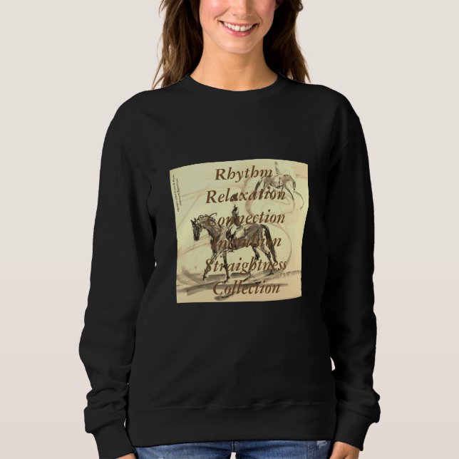 Dressage Shirt or Jacket Design - Training Pyramid (Front)