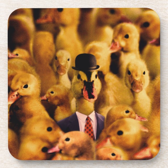 Dressed For Success Duck Coaster (Front)