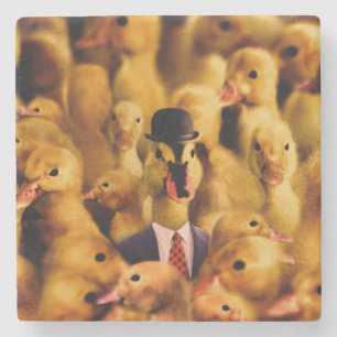 Dressed For Success Duck Stone Coaster