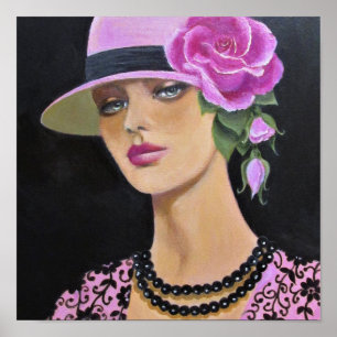 Dressed in pink poster