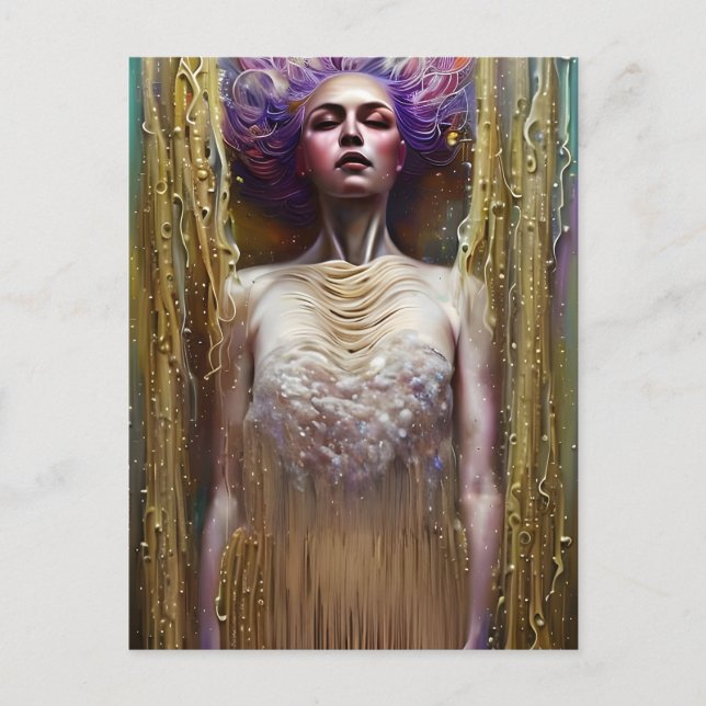 Dressed in spaghetti Postcard (Front)