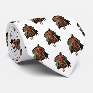 DRESSED THANKSGIVING TURKEY TIE