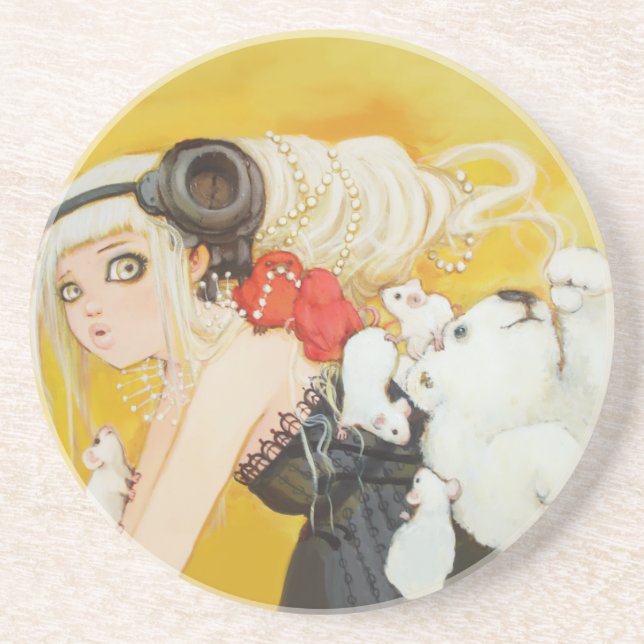 Dressed Up Disorder Drink Coaster (Front)